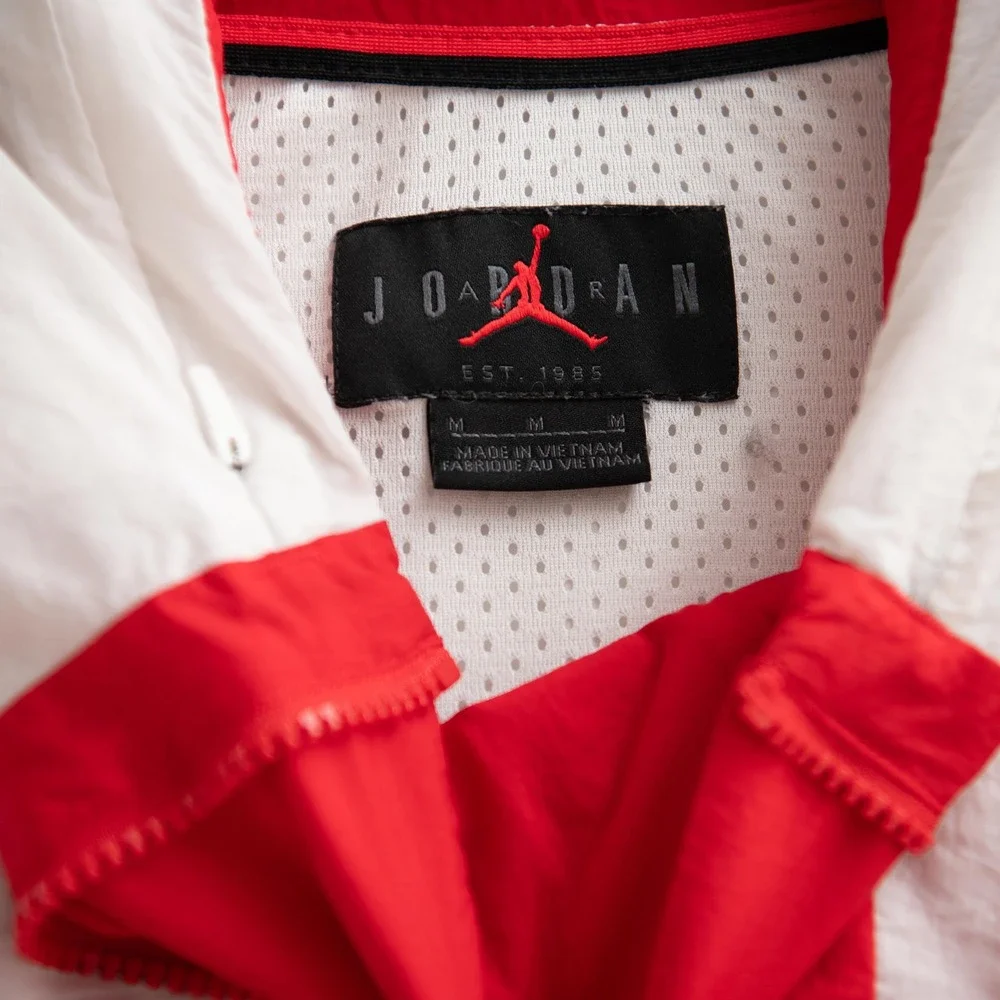 Jordan Jacket Mens M Multi Colorblock Windbreaker Y2K 90s Style Urban Streetwear